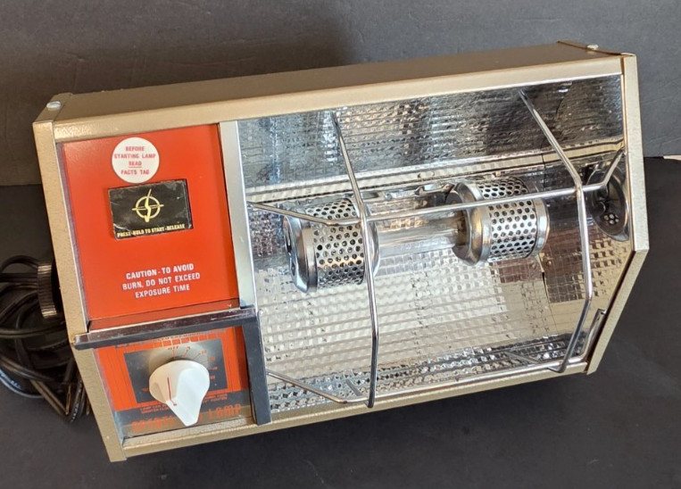 Vintage Sperti Sun Heat Lamp Table Model P-164 - Works!