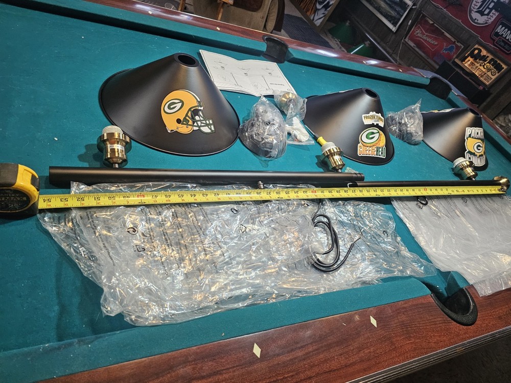 Green bay packer billiards light