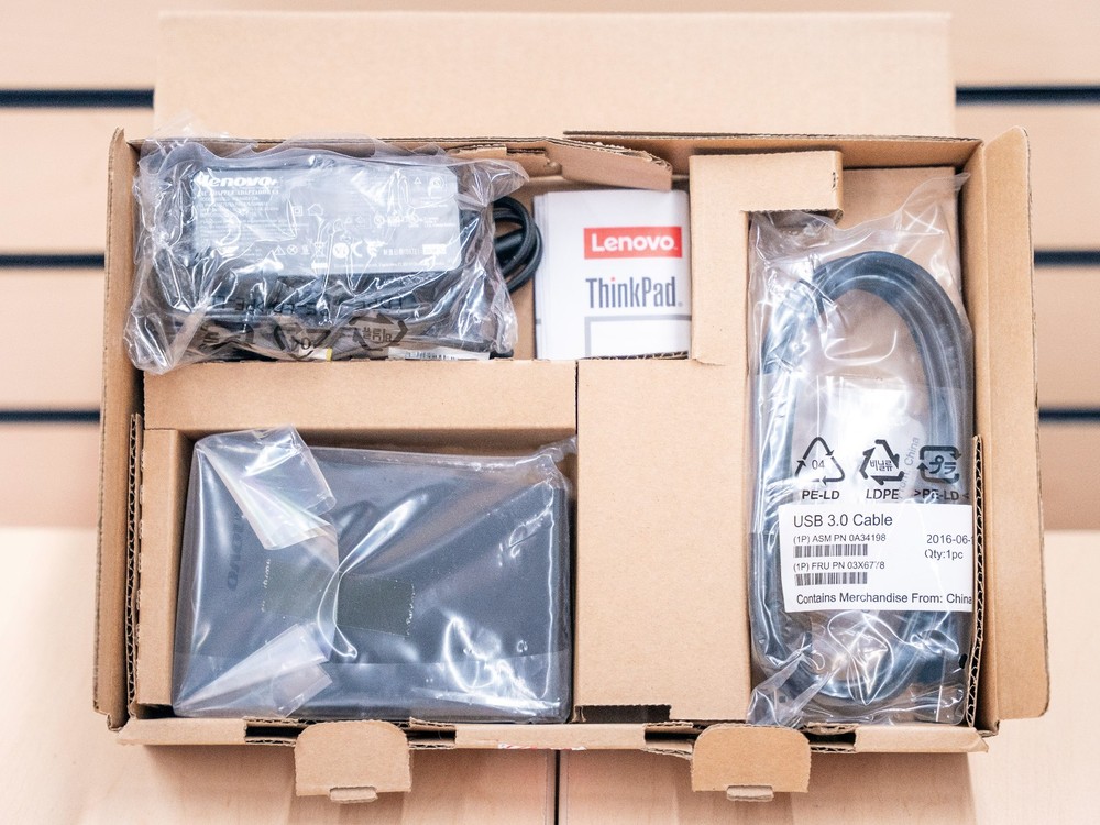 OPEN BOX - Lenovo ThinkPad USB 3.0 Basic Dock | 40AA0045US