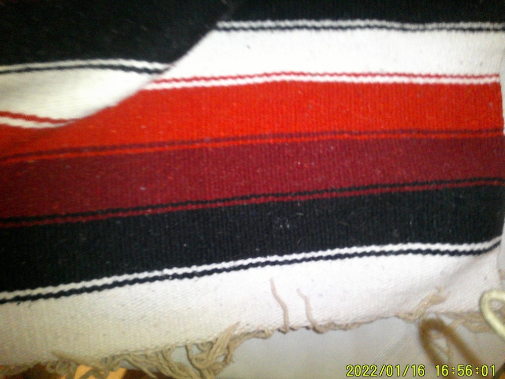VINTAGE MEXICO THEME HAWK LOOK CHAIR BACK THROW