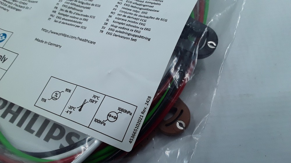 Philips 5 Leadset Grabber AAMI ICU REF M1968A