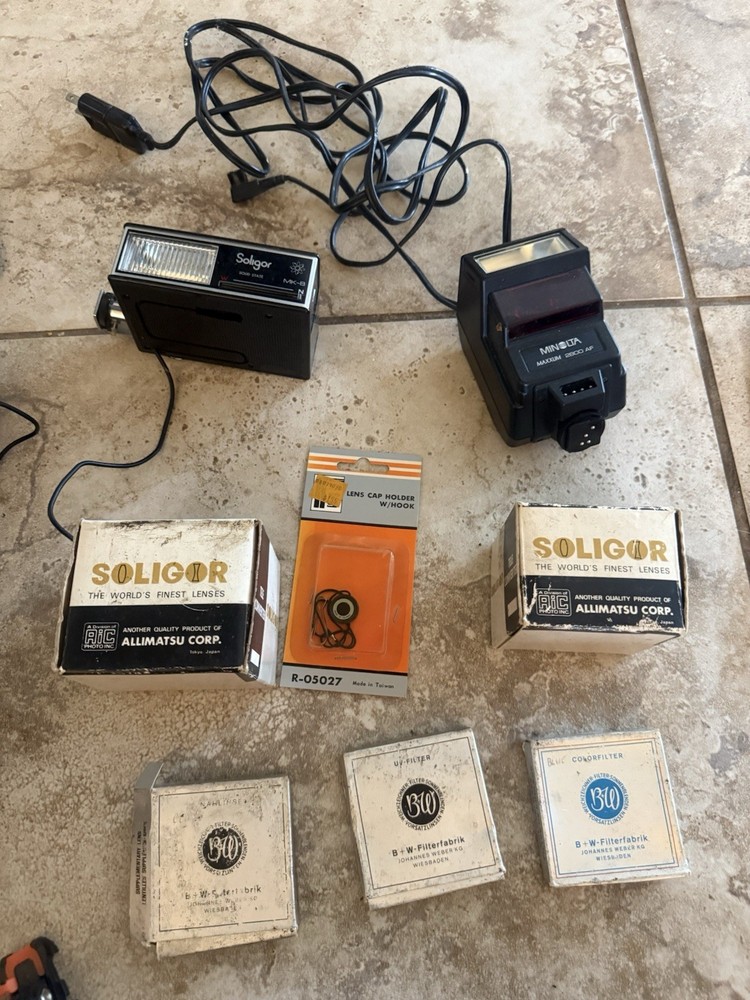 Various vintage Camera Accessories