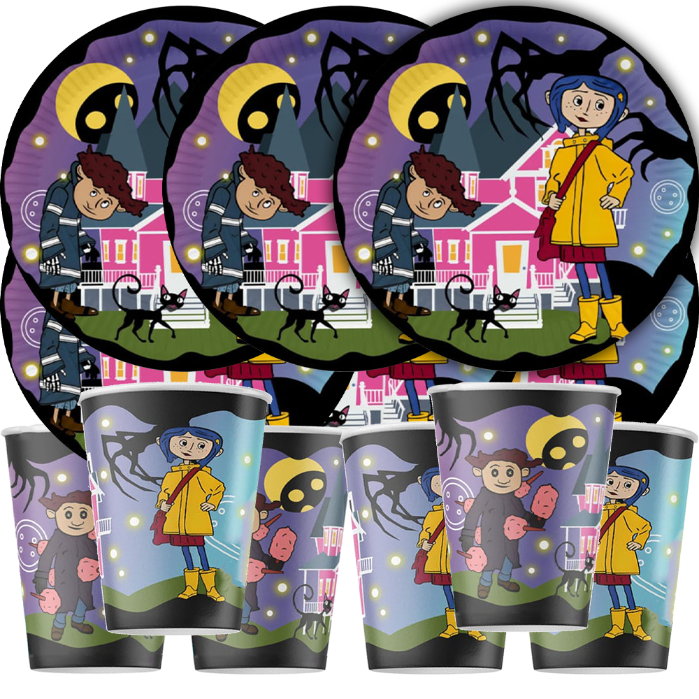 CORALINE PARTY SUPPLIES BIRTHDAY DECORATION BALLOON FAVOR TOPPERS CENTERPIECE