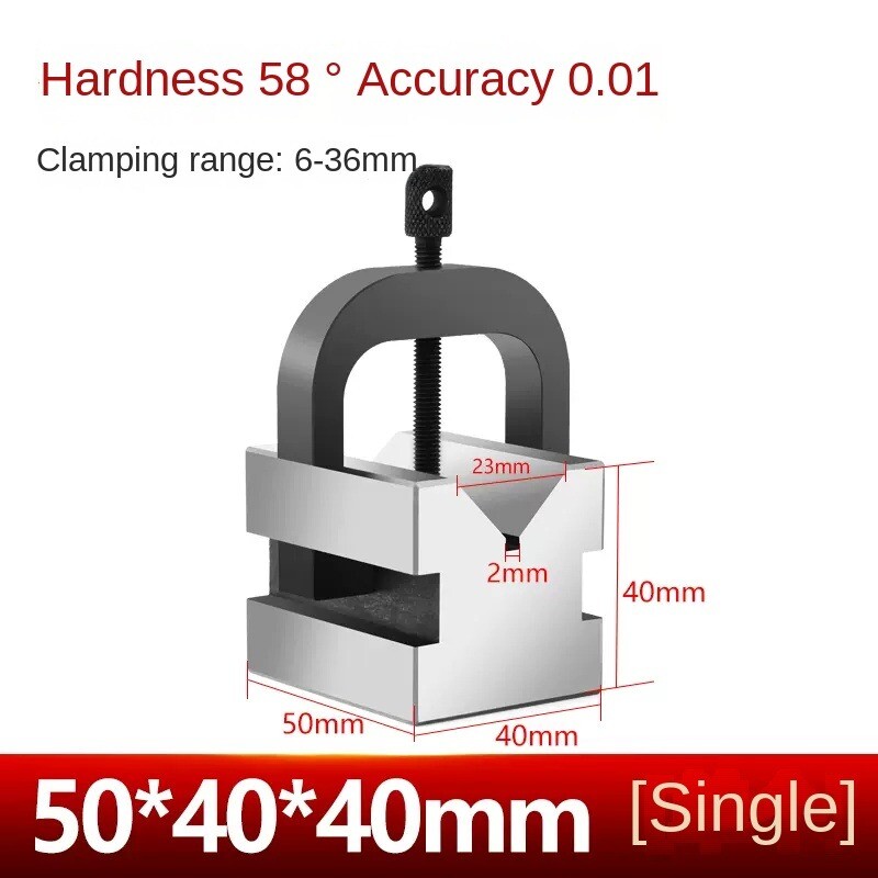 High Precision V Block Clamp Set A Type Machinist Blocks and Clamp Tools Set