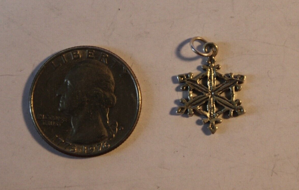 Sterling Silver Snowflake Charm