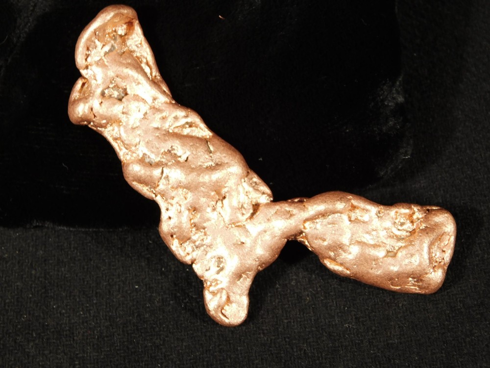 Big! Heavy Solid COPPER NUGGET or Native Copper Float Michigan 91.0gr