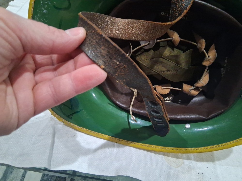 Vintage British Fire Helmet