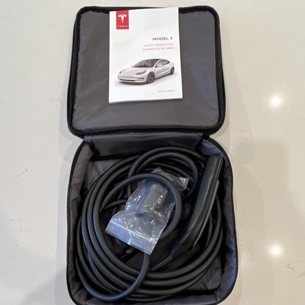Tesla Home Charger Model 3 with adapters