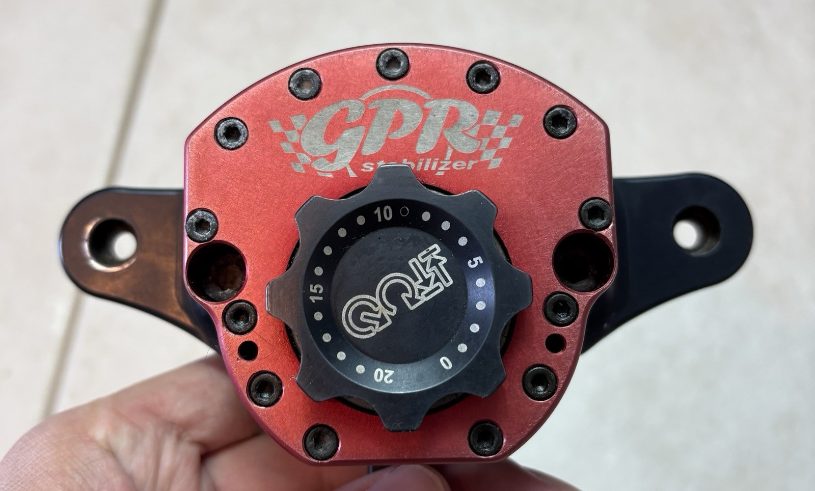 Yamaha GPR V4 Steering Damper Stabilizer Red 06 YZF