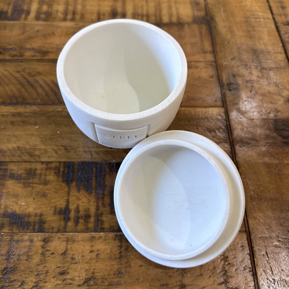STUFF The Collection Ceramic Container CanisterJar LL Storage. Super Cute!