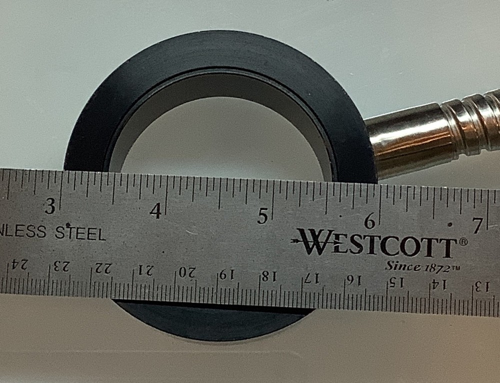 Microscope Ring Light Fiber Optic 3” OD 2-1/8" ID 38" Length