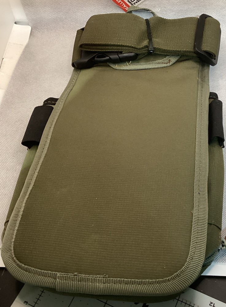 Allen Triumph Double Compartment Shell Bag Olive Green