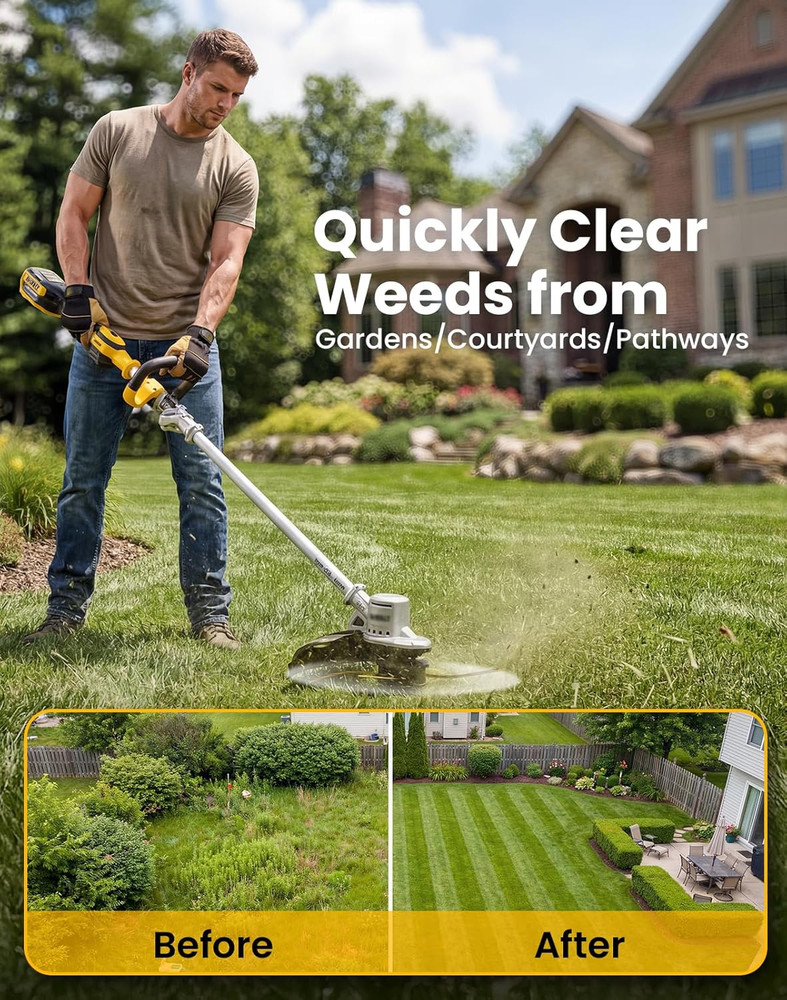 Trimmer String Compatible with DEWALT Trimmer, 0.08-Inch 112FT Twisted String Tr