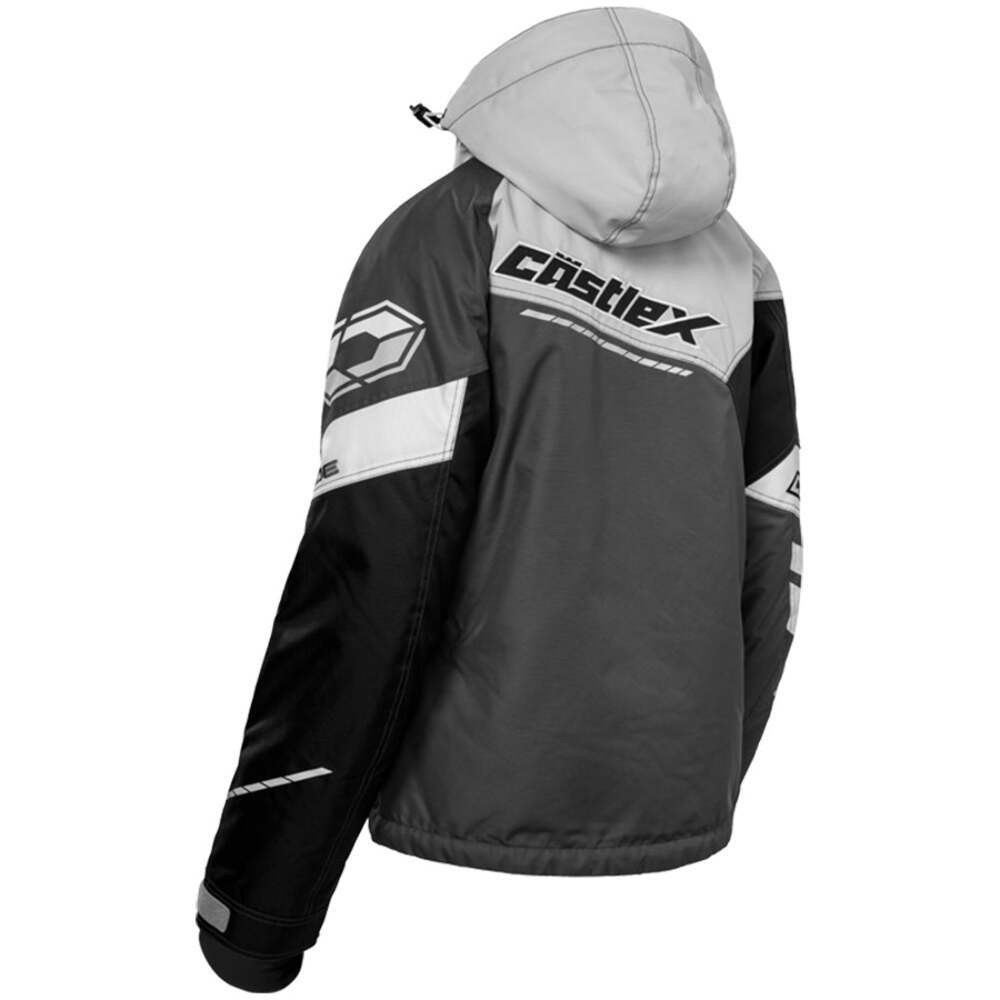 Castle X Code G2 Women's Snowmobile Jacket - Black/Silver/Charcoal