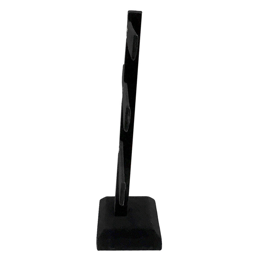 BLACK VELVET 3 Tier Earring Display Holder Stand 10 Inch x 9 Inch