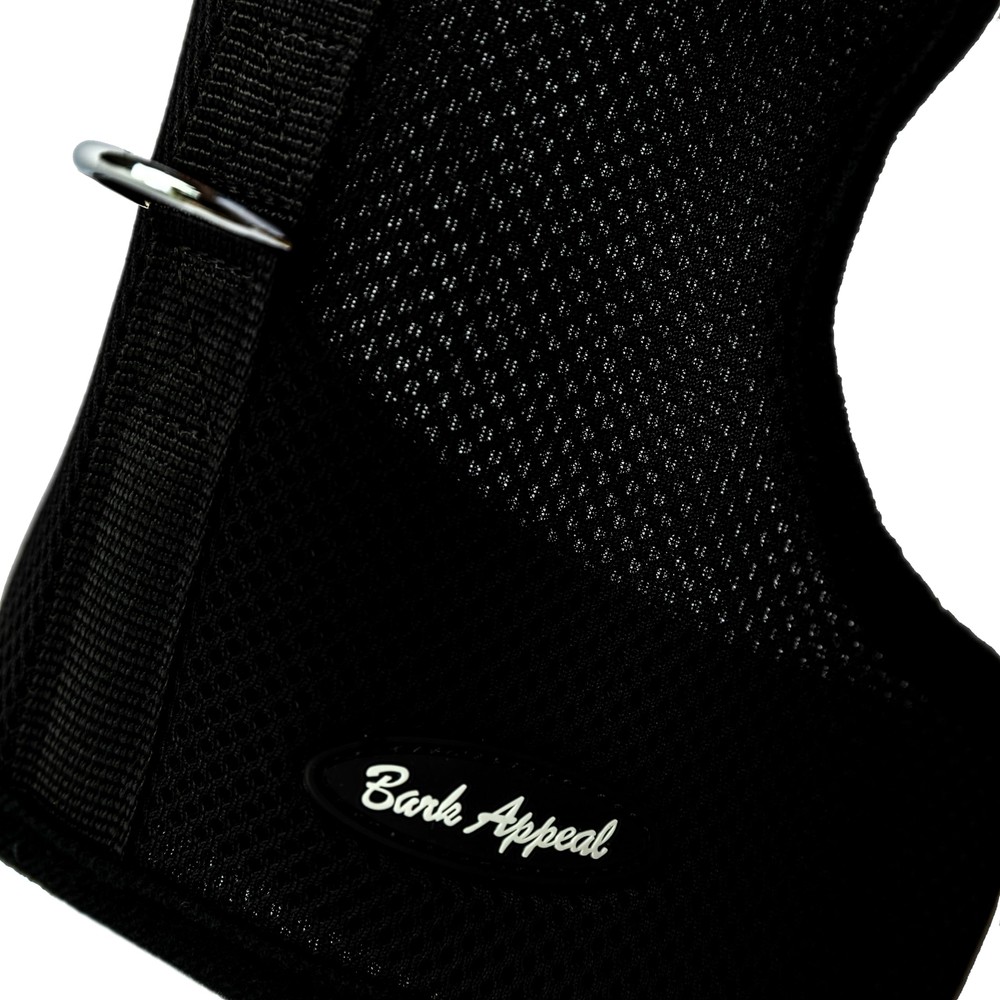 Solid Mesh Wrap N Go Harness Black Small
