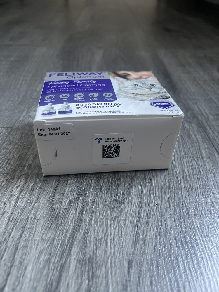 Feliway Optimum Enhanced Calming Diffuser Refill 2 pck