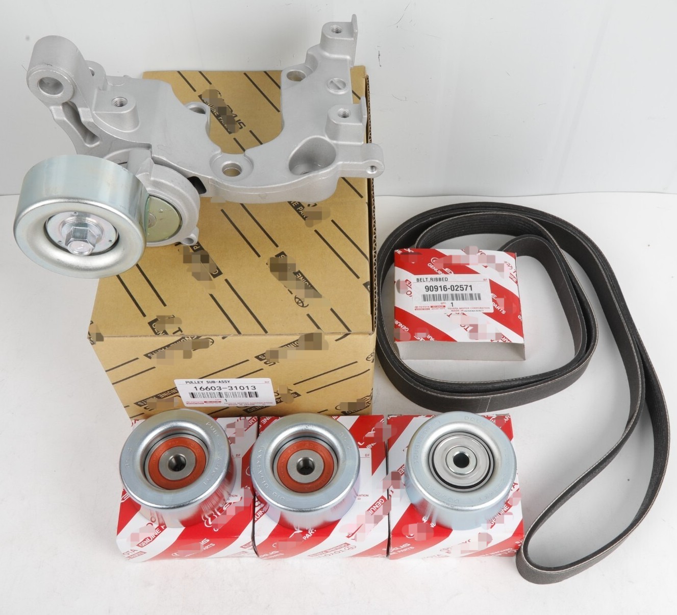 Fits for TOYOTA 4RUNNER TACOMA FJ TUNDRA V6 1GRFE Belt Idlers & Tensioner