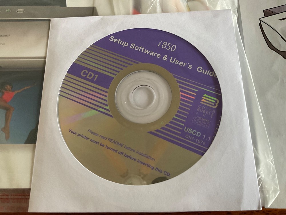 Quick Start User's Guide Canon i860 Ink Jet Printer - Guide and fold out sheet