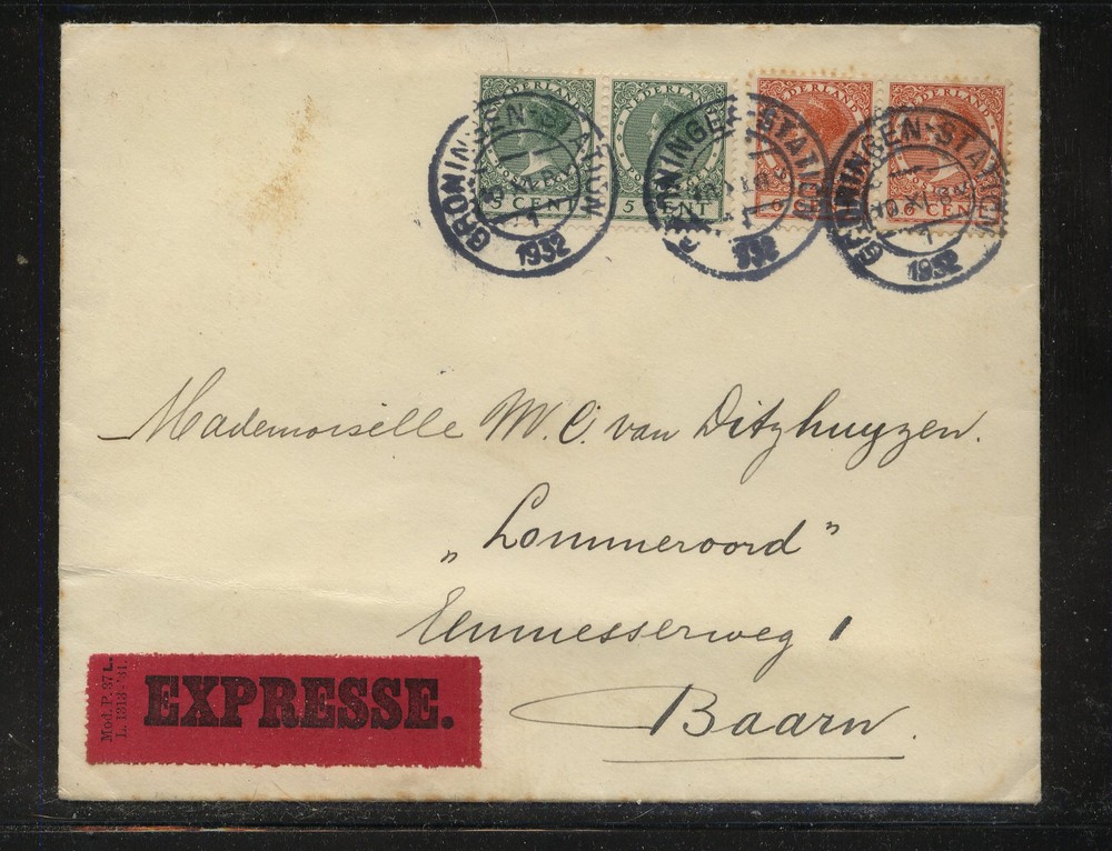 Netherlands   nice  express  cover         MS0312