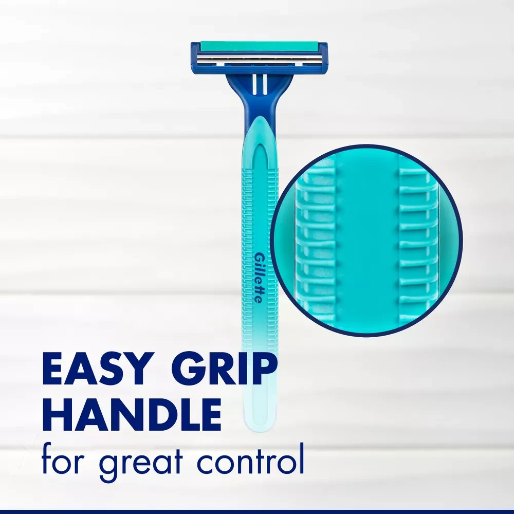 (15)Gillette Sensor 2 Plus Disposable Razors - 5ct: 2 Blades (3 pack =15)