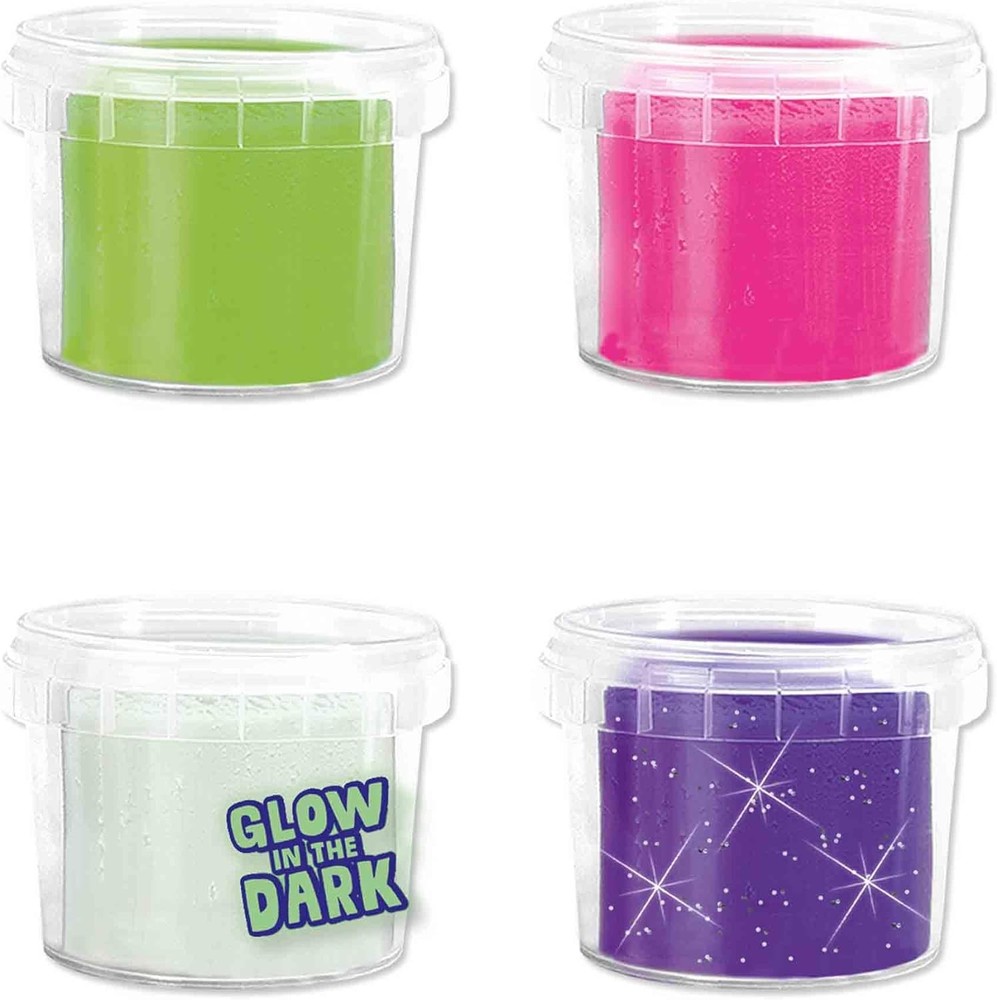 SES Creative 00516 Feel good dough-Glow (4x90gr), various