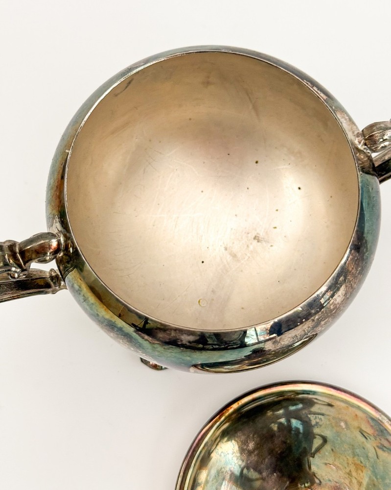 Vintage Silver Plated Tea/Coffee Set W/Sugar