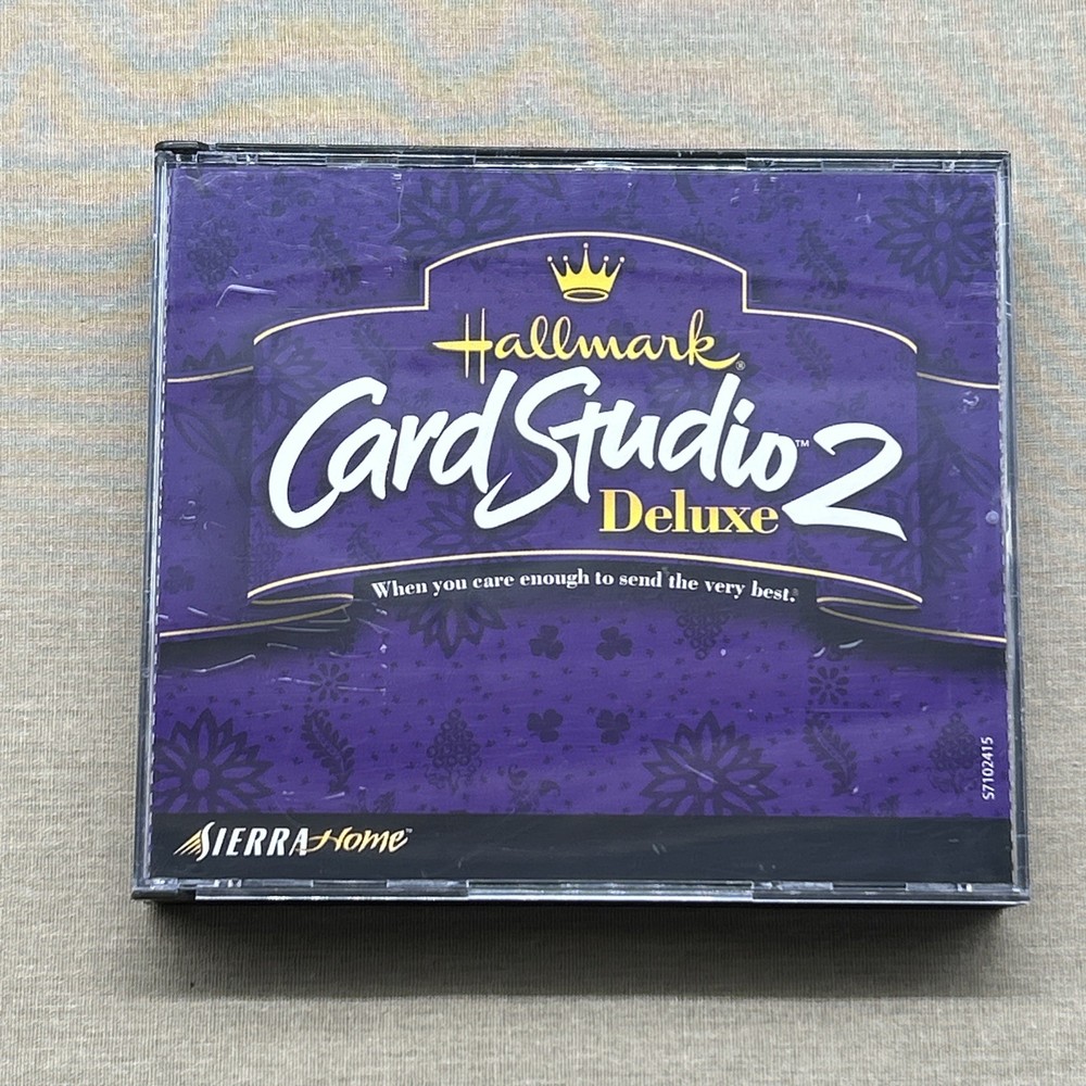 Hallmark Card Studio Deluxe 2 (PC CD 4-Disc Set Windows) Scrapbook Paper Doll +
