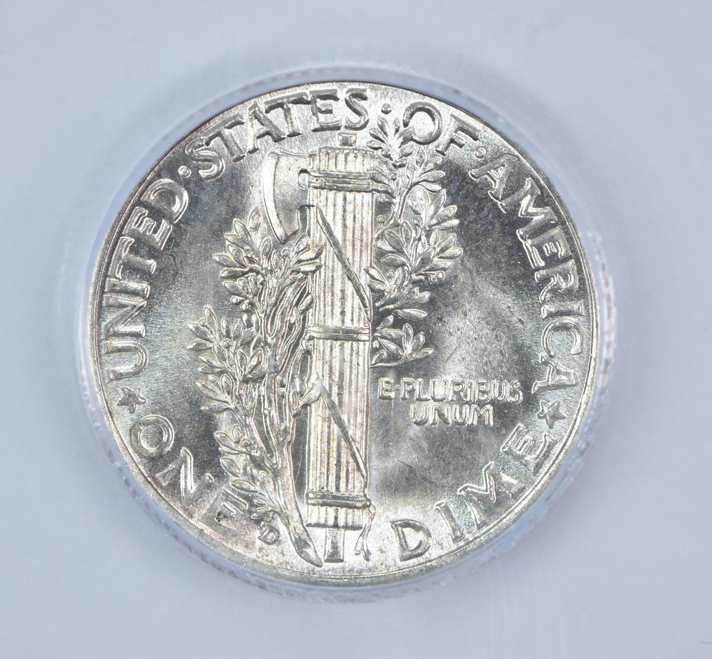 1937-D Mercury Dime MS65 FB ICG