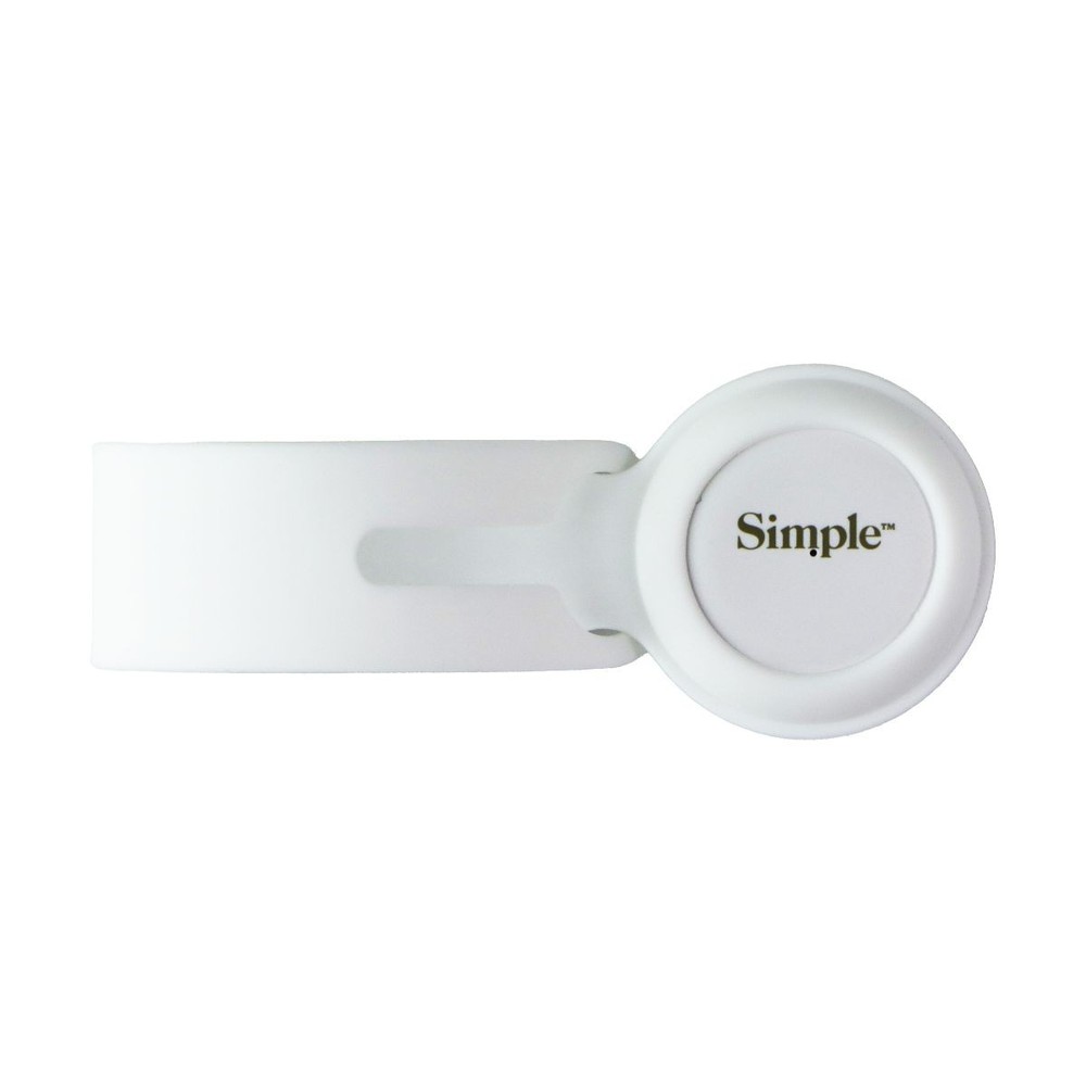 Simple Precision Wireless Smart Tag with Replaceable Battery - White (SH-206B)