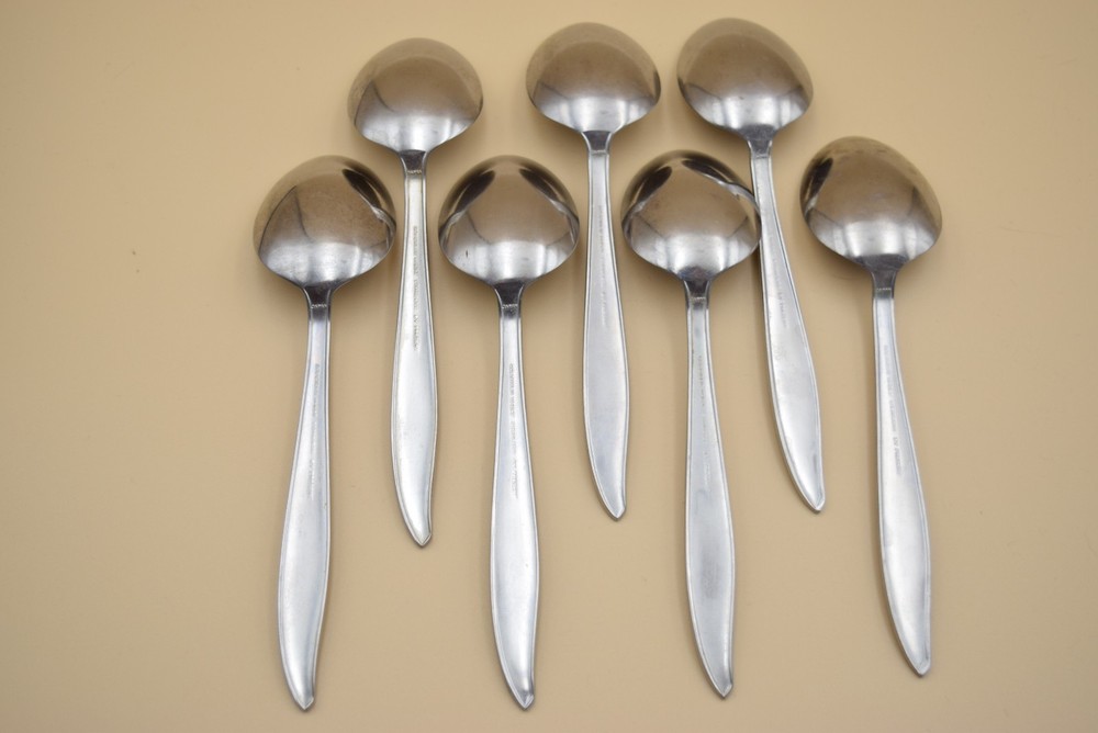 14pc Present Gracious Wheat Flatware Set 7 Salad Forks 7 Tablespoons