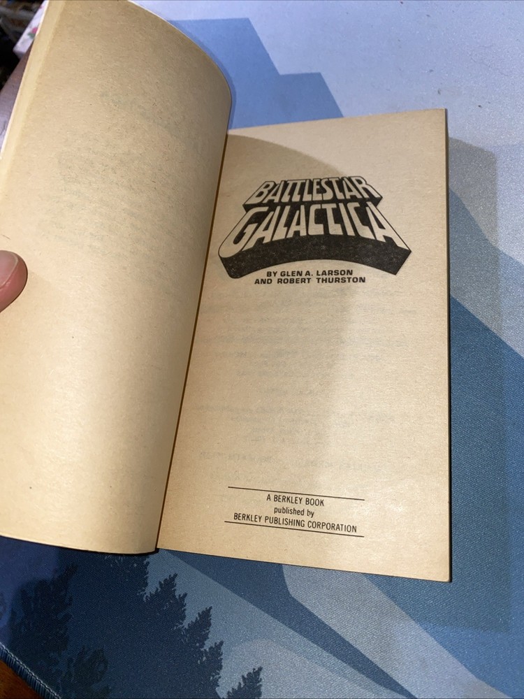 Battlestar Galactica Paperback Book 1978