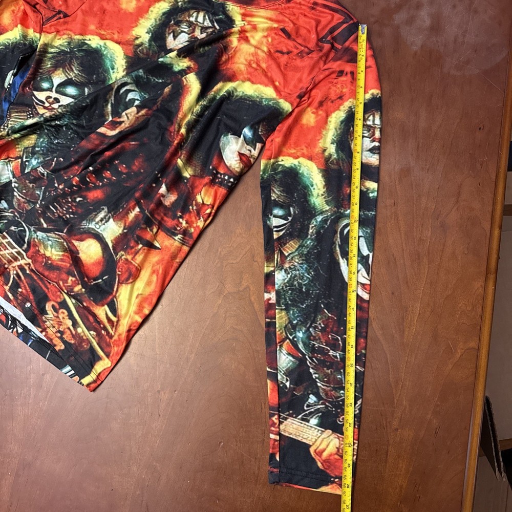 Long Sleeve KISS Band Shirt Size XL