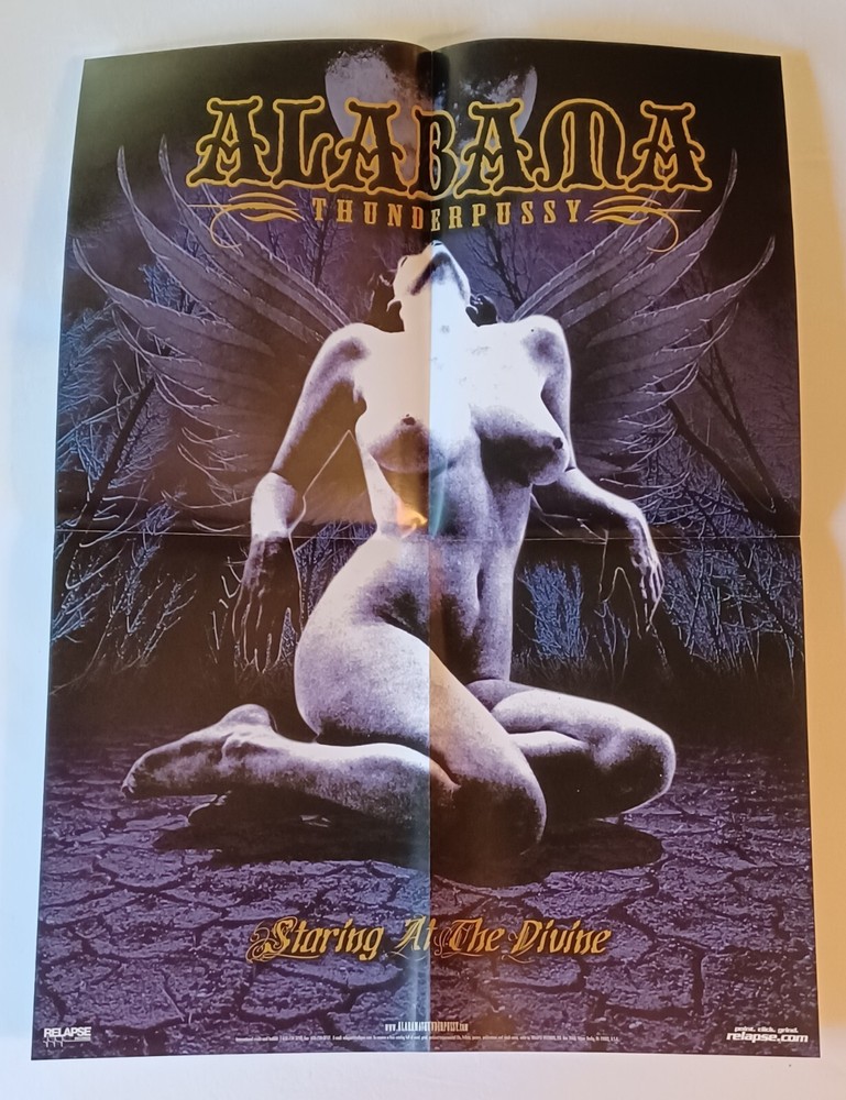 ALABAMA THUNDERPUSSY Staring At The Divine 2002 Poster Relapse Promo LP 18"x24"