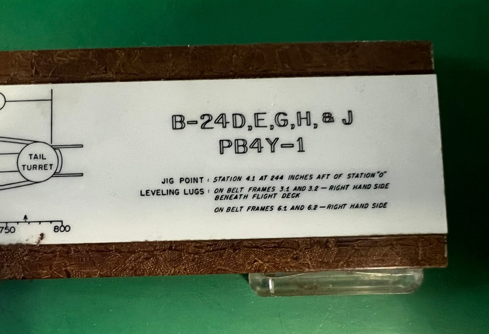 CONSOLIDATED B-24 LIBERATOR LOAD ADJUSTER W/CASE