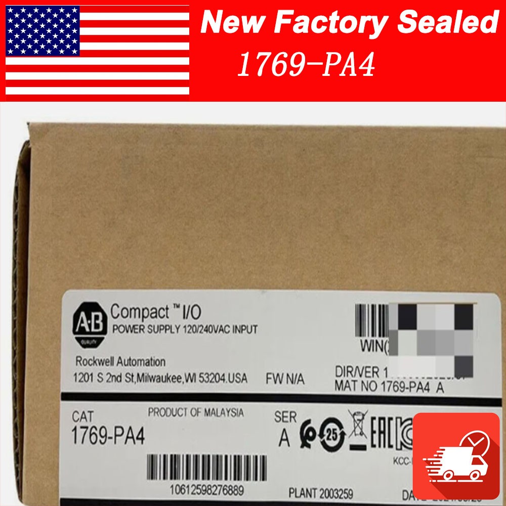 New  AB 1769-PA4 CompactLogix Power Supply Module