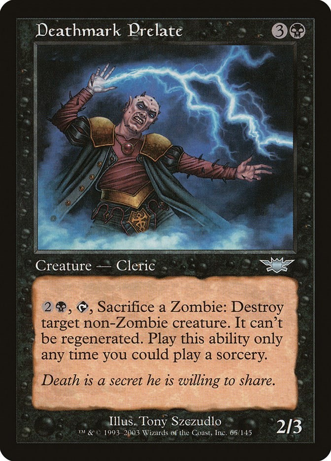 Deathmark Prelate Legions 65 MTG MP