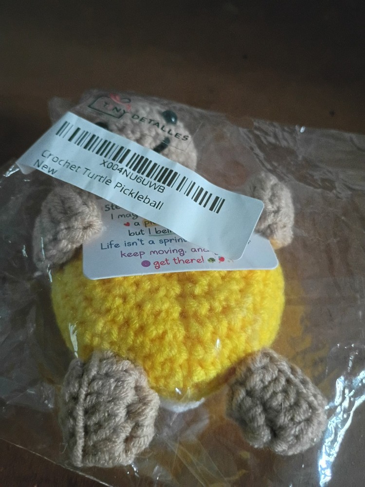 crochet turtle pickle ball