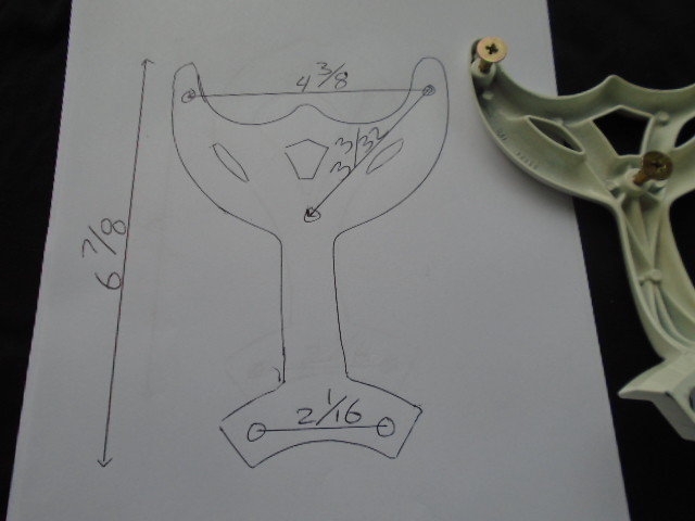 HUNTER CEILING FAN REPLACEMENT ARM/BLADE/BRACKET WHITE PART 93724