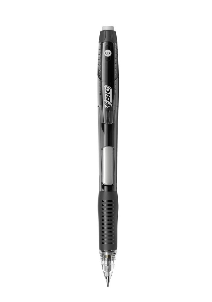BIC Break-Resistant Mechanical Pencils, Medium Point (0.7mm), Black, 12 Count