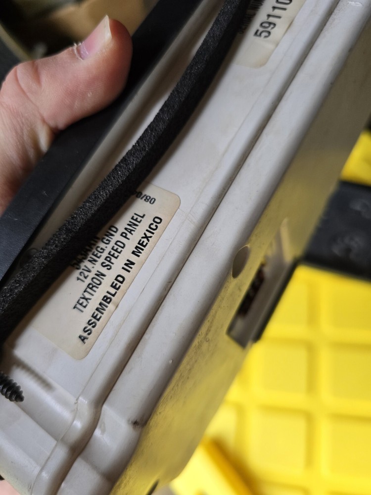 Textron Cushman Speed Panel 12V.NEG.GND