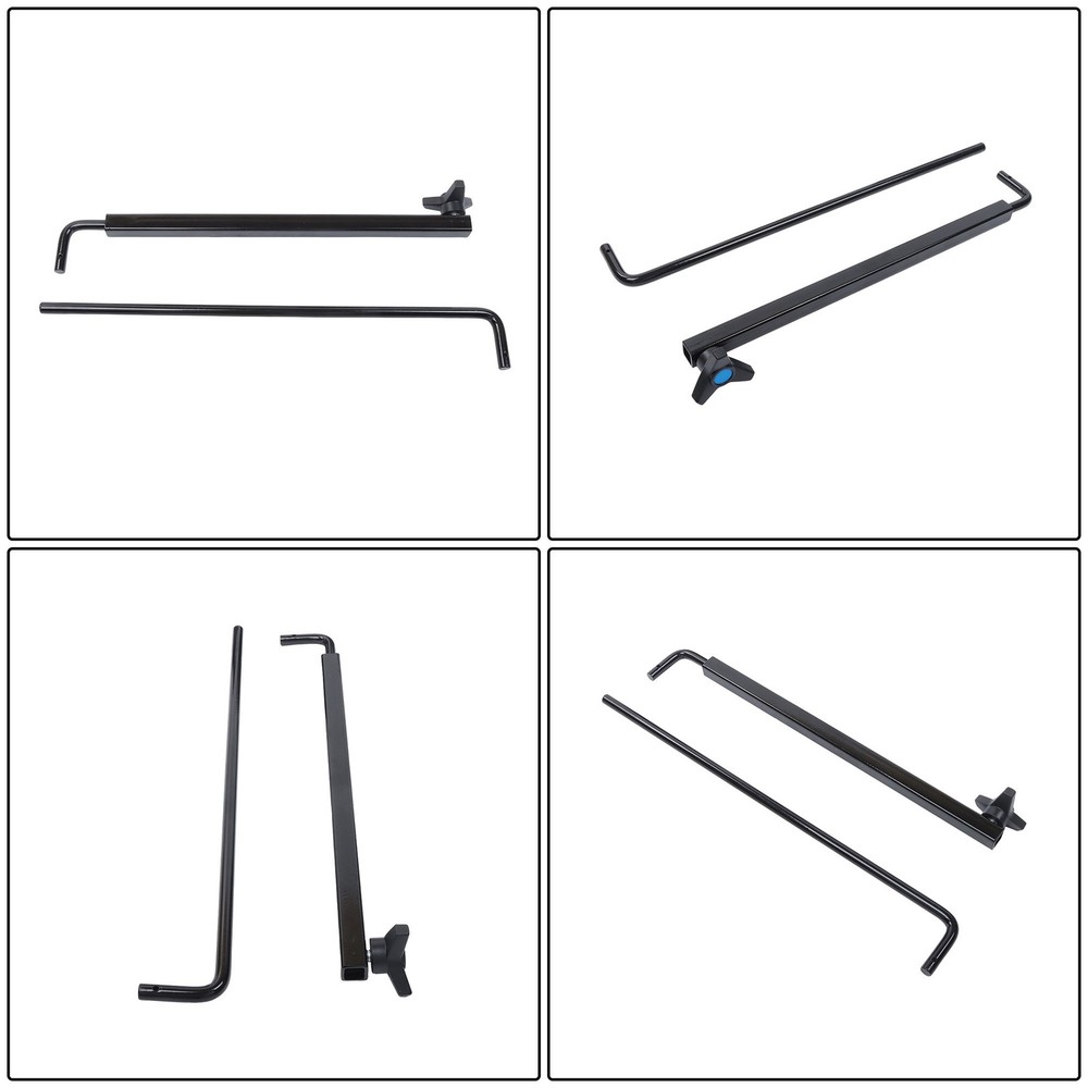 Black Quick Hitch w/Stabilizer Bar for Category 1 Tractors/Implement Easy Change