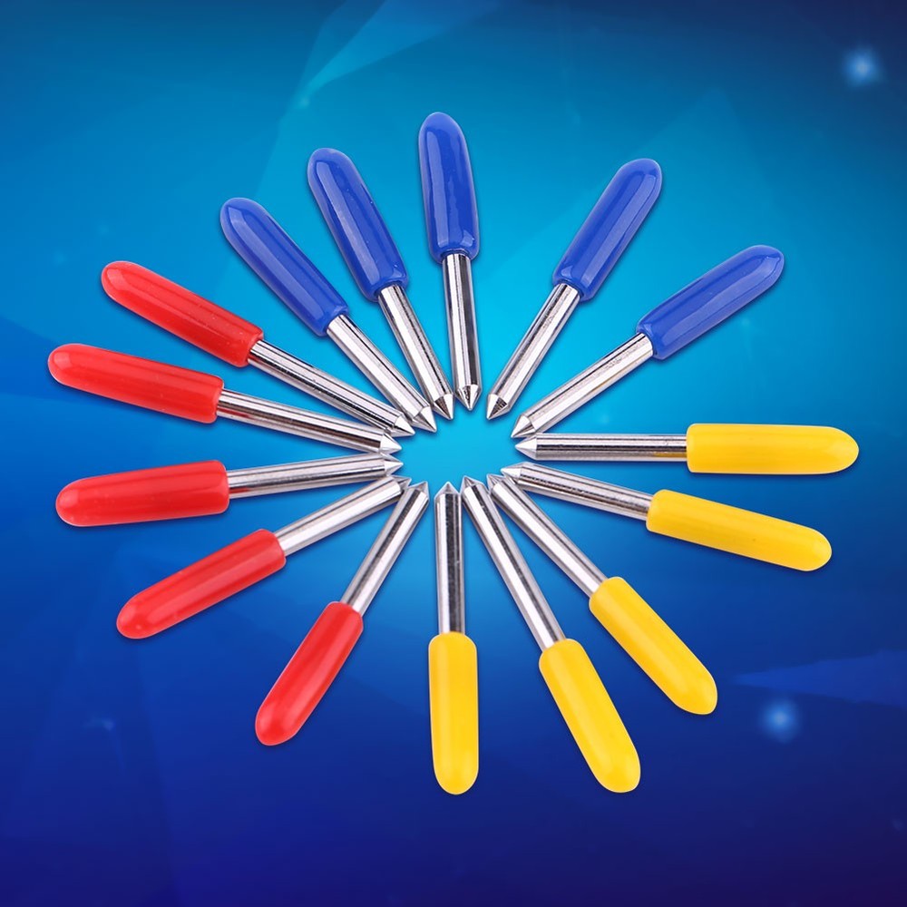 15pcs High Hardness Plotter Vinyltter Bladetting Tool 30/45/60 Degree BEA