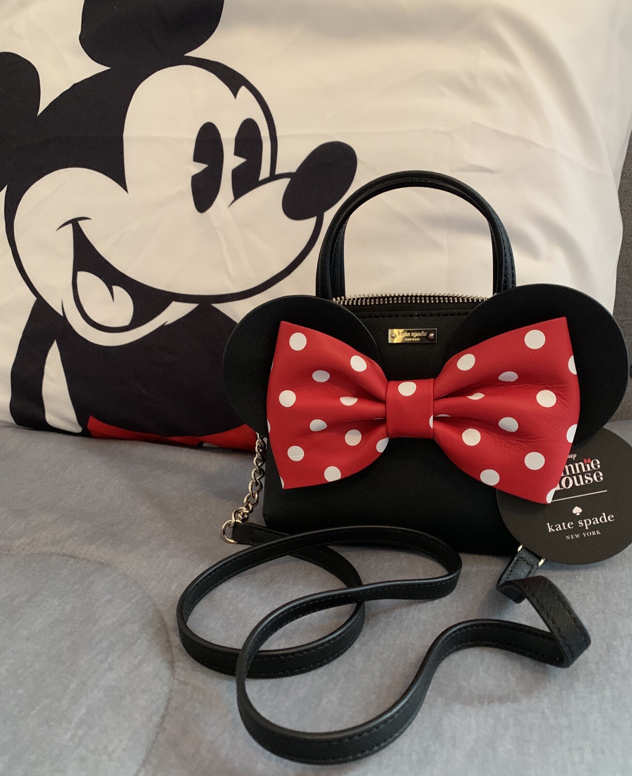KATE SPADE DISNEY MINNIE MOUSE FRANCIS TOTE & MAISE CROSSBODY ADALYN WALLET NWT