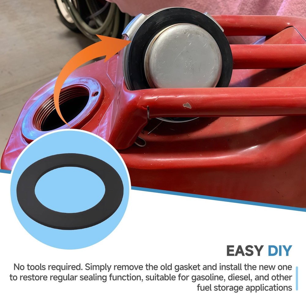 Jerry Can Replacement Gaskets Rubber Seals 5 Pack
