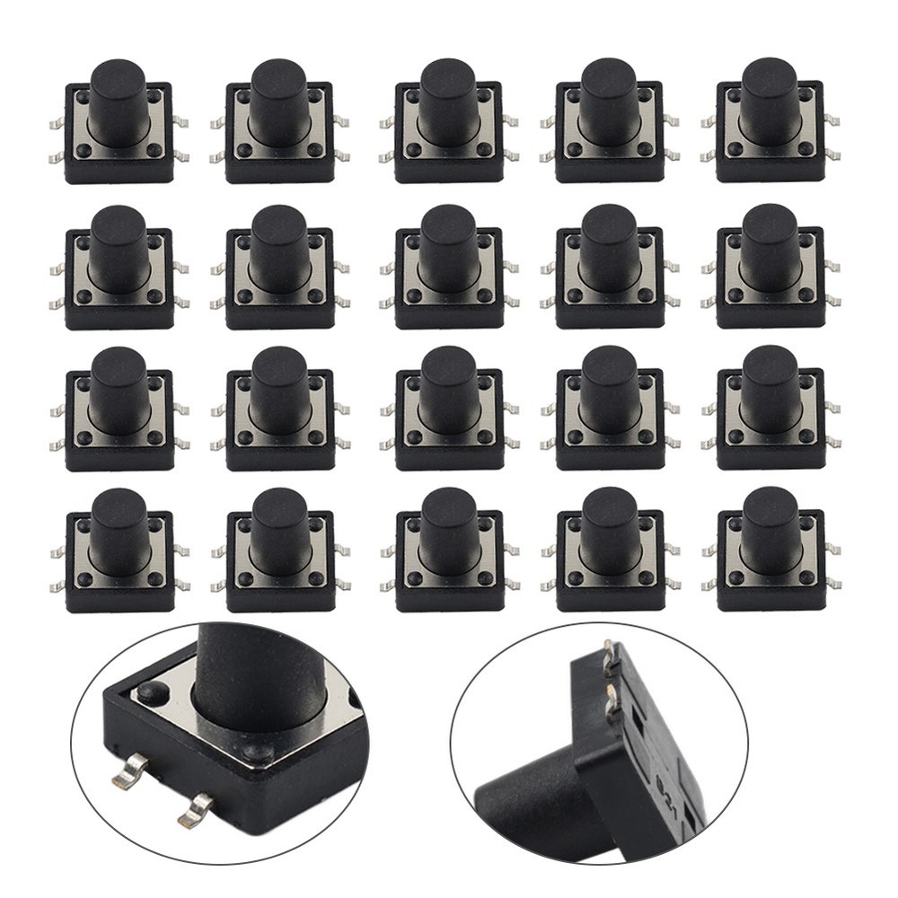 20PCS 12x12x11mm Panel Micro Momentary Tactile Tact Push Button Switch