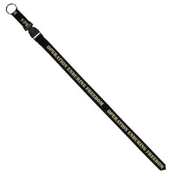 OPERATION ENDURING FREEDOM OPE BLACK LANYARD