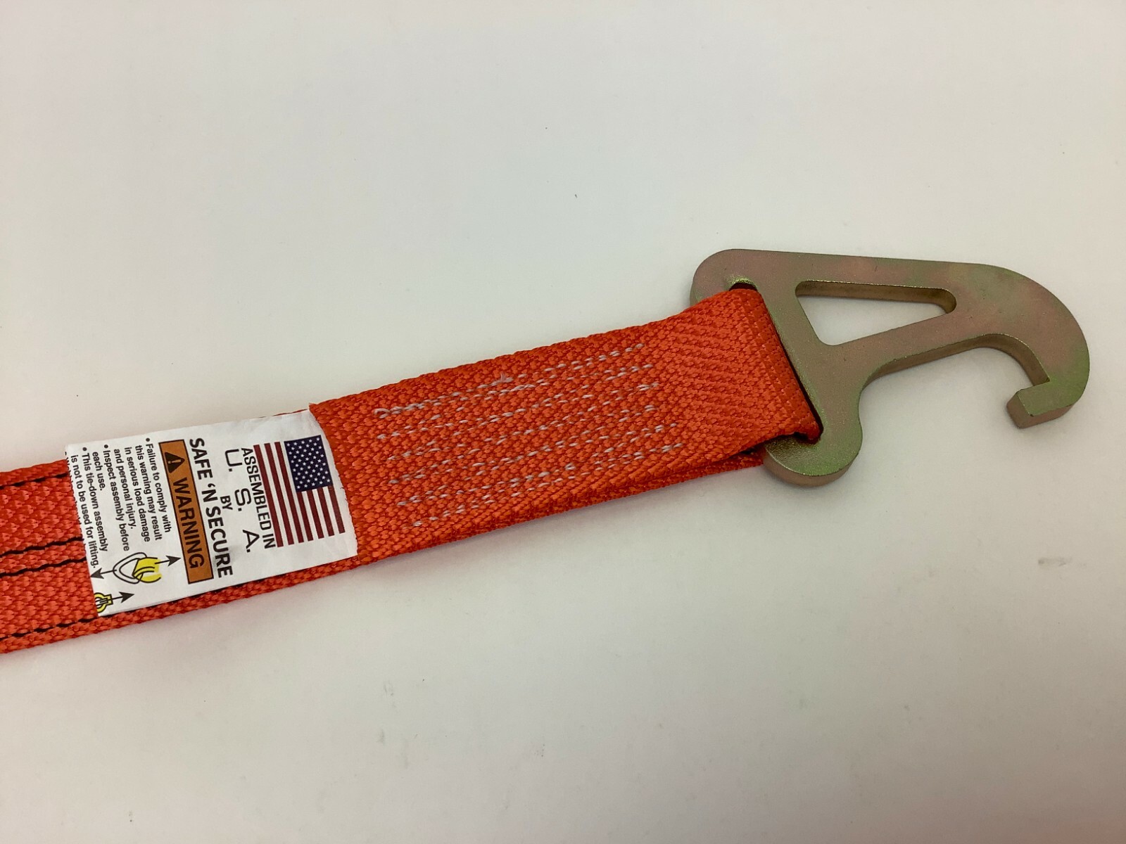 2 Pack of Orange DIAMOND WEAVE Wheel Lift Straps for Jerr-Dan MPL Element Basket