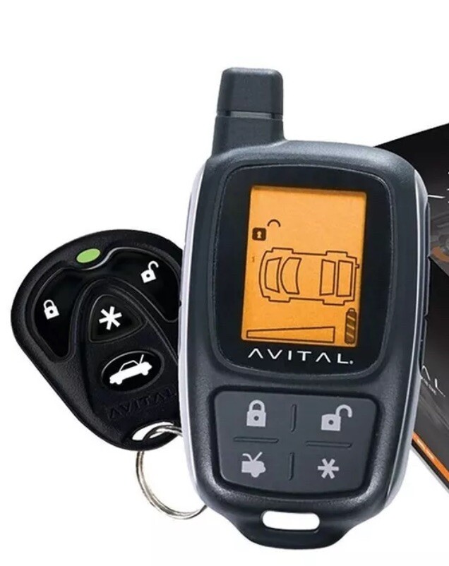 Avital 2-Way LCD Remote & 4-Button Remote