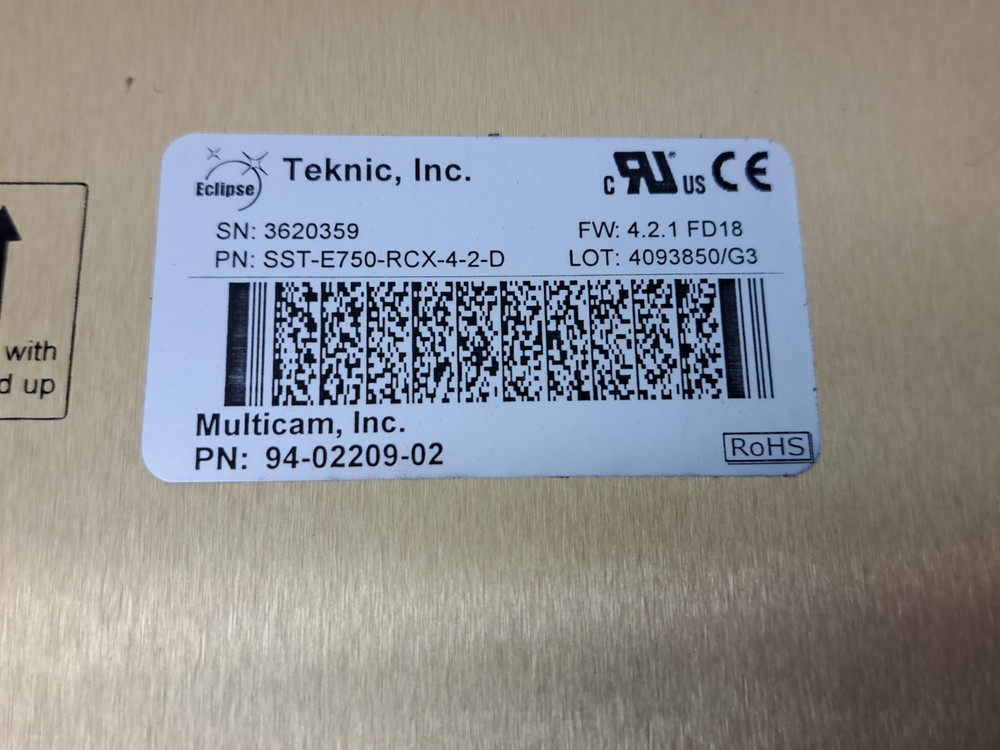 Teknic SST-E750-RCX-4-2-D Digital Servo Drive / Servo Control USED